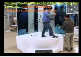 Chuyên sửa chữa tháo lắp cabin máy xông hơi tại Hà Nội