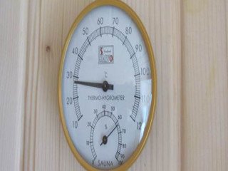 Đồng hồ đo nhiệt độ và độ ẩm phòng tắm xông hơi